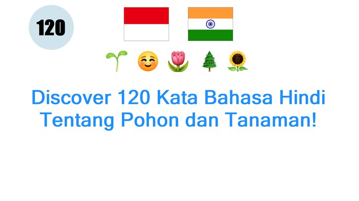 Discover 120 Kata Bahasa Hindi Tentang Pohon dan Tanaman!